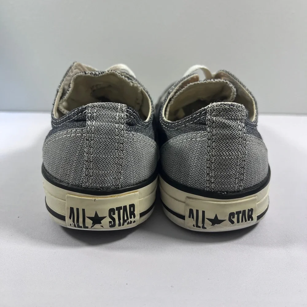 Converse All Star Low Top Gray Denim Sneakers Casual Shoes Unisex W 8 M‎ 6
